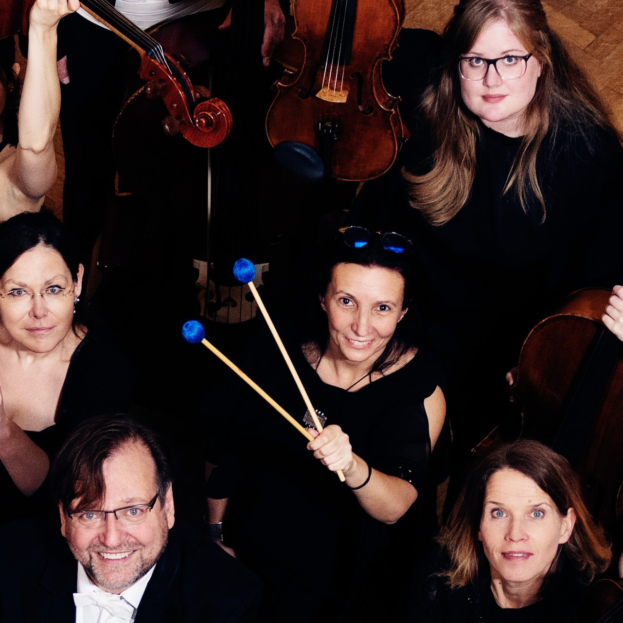 Ausschnitt des Gruppenbilds des Wiener Concert-Vereins mit Fokus auf Mira Weihs